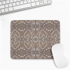 Love Hearts Beach Seashells Shells Sand  Small Mouse Pad (rectangle) by yoursparklingshop