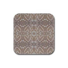 Love Hearts Beach Seashells Shells Sand  Drink Coaster (square)