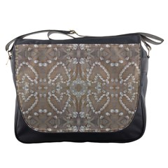 Love Hearts Beach Seashells Shells Sand  Messenger Bag