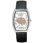 Atlas Of A Podiatrist s Brain Tonneau Leather Watch Front