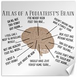 Atlas Of A Podiatrist s Brain Canvas 20  x 20  (Unframed) 19 x19.27  Canvas - 1