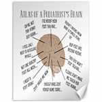 Atlas Of A Podiatrist s Brain Canvas 18  x 24  (Unframed) 17.8 x23.08  Canvas - 1