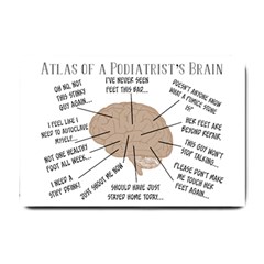 Atlas Of A Podiatrist s Brain Small Door Mat