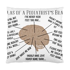 Atlas Of A Podiatrist s Brain Cushion Case (single Sided) 