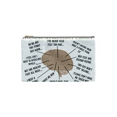 Atlas Of A Podiatrist s Brain Cosmetic Bag (small)