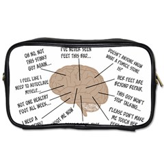 Atlas Of A Podiatrist s Brain Travel Toiletry Bag (two Sides)