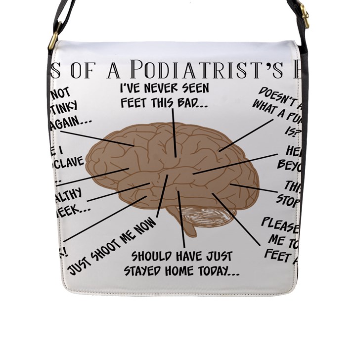 Atlas Of A Podiatrist s Brain Flap Closure Messenger Bag (Large)