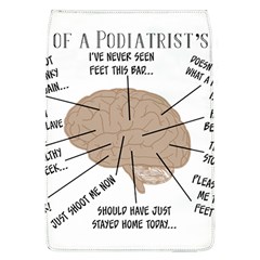 Atlas Of A Podiatrist s Brain Removable Flap Cover (large) by GailGabel