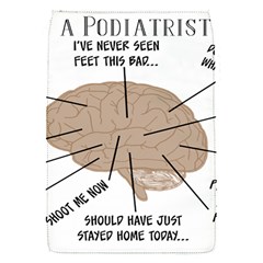 Atlas Of A Podiatrist s Brain Removable Flap Cover (small)