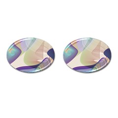 Abstract Cufflinks (Oval)