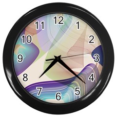 Abstract Wall Clock (Black)