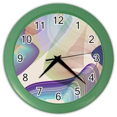 Abstract Wall Clock (color) by infloence