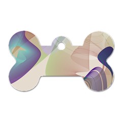 Abstract Dog Tag Bone (one Sided)