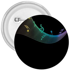 Musical Wave 3  Button by urockshop