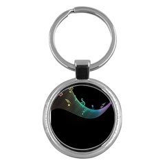 Musical Wave Key Chain (round) by urockshop