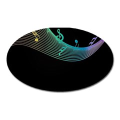 Musical Wave Magnet (oval)