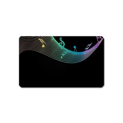 Musical Wave Magnet (name Card)