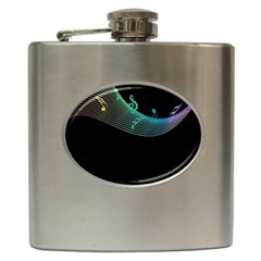 Musical Wave Hip Flask by urockshop