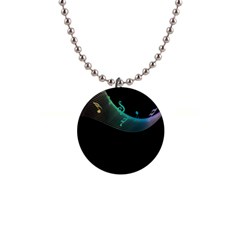 Musical Wave Button Necklace by urockshop