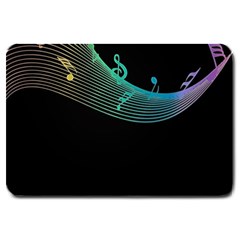 Musical Wave Large Door Mat