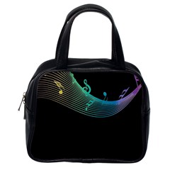 Musical Wave Classic Handbag (one Side)