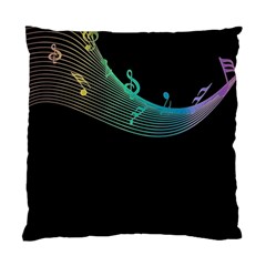 Musical Wave Cushion Case (two Sided) 