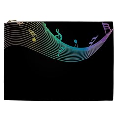 Musical Wave Cosmetic Bag (xxl)