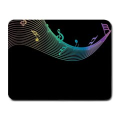 Musical Wave Small Mouse Pad (rectangle)