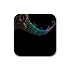 Musical Wave Drink Coaster (square) by urockshop