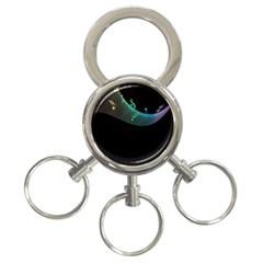 Musical Wave 3-ring Key Chain by urockshop