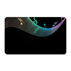 Musical Wave Magnet (rectangular)