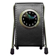 Musical Wave Stationery Holder Clock