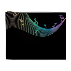 Musical Wave Cosmetic Bag (xl)