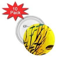 Yellow Dream 1 75  Button (10 Pack) by pwpmall