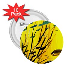 Yellow Dream 2 25  Button (10 Pack)