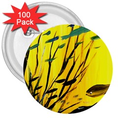 Yellow Dream 3  Button (100 Pack)