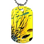 Yellow Dream Dog Tag (One Sided) Front