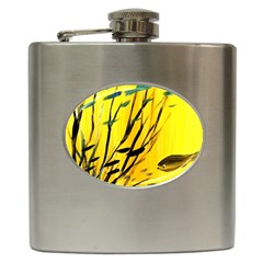 Yellow Dream Hip Flask by pwpmall