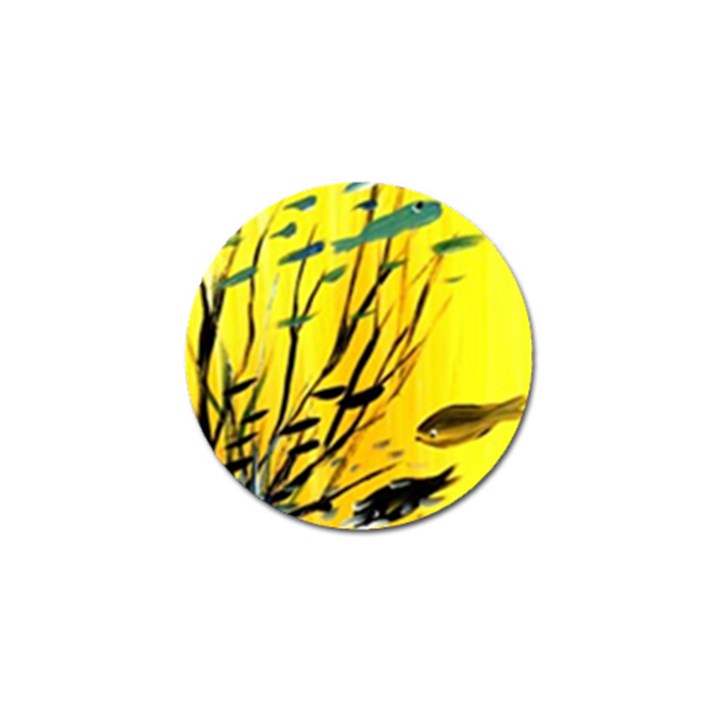 Yellow Dream Golf Ball Marker