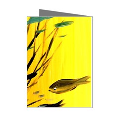 Yellow Dream Mini Greeting Card (8 Pack) by pwpmall