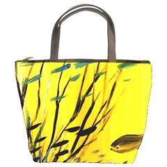 Yellow Dream Bucket Handbag