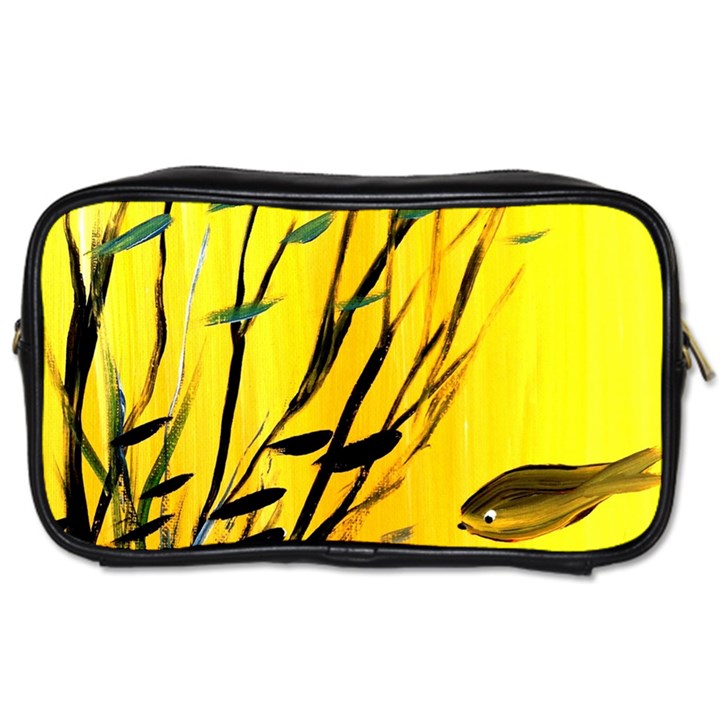 Yellow Dream Travel Toiletry Bag (One Side)