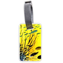 Yellow Dream Luggage Tag (one Side) by pwpmall