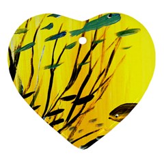 Yellow Dream Heart Ornament