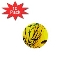 Yellow Dream 1  Mini Button (10 Pack)