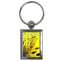 Yellow Dream Key Chain (rectangle) by pwpmall