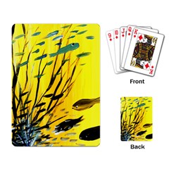 Yellow Dream Playing Cards Single Design by pwpmall