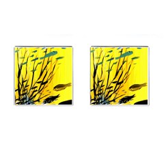 Yellow Dream Cufflinks (square)