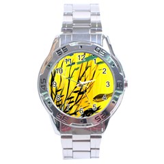 Yellow Dream Stainless Steel Watch