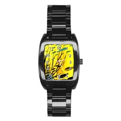 Yellow Dream Stainless Steel Barrel Watch